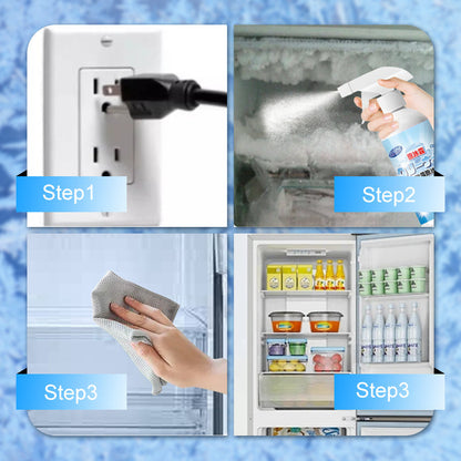 🧊Fridge Freezer Defrosting Spray❄️ Instant Ice Removal – All Year Round🧊