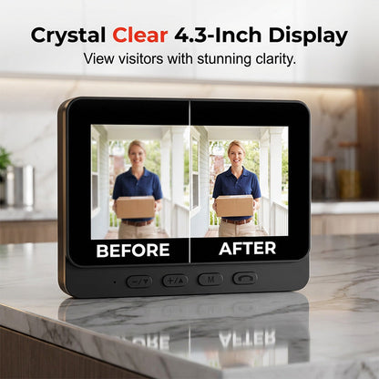 💥 LIMITED-TIME SALE – 54% OFF 🚪Smart Video Doorbell with 4.3" Display Screen