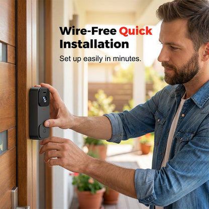 💥 LIMITED-TIME SALE – 54% OFF 🚪Smart Video Doorbell with 4.3" Display Screen