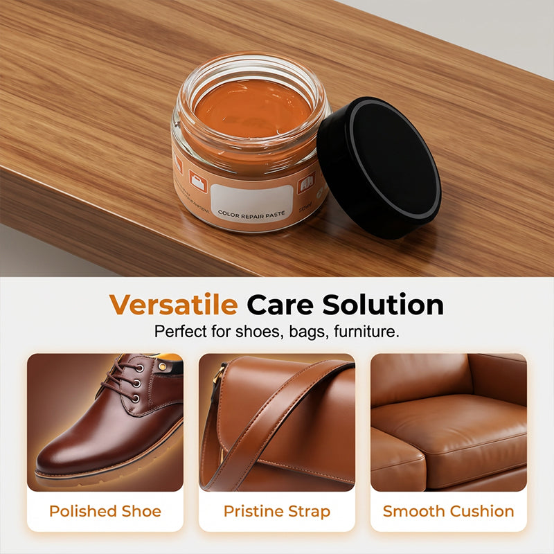 Waterproof Leather Color Repair Paste🎨 Revive Your Leather: Restore & Protect With Ease 👜👞