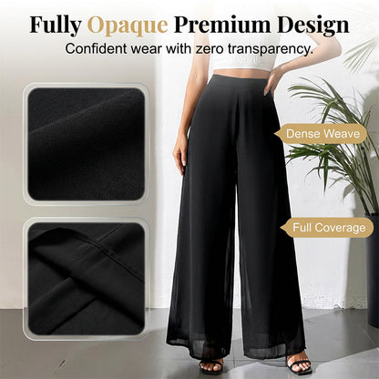 ✨ Chic & Comfortable: Women's Flowing Chiffon Wide-Leg Pants For Every Occasion ✨
