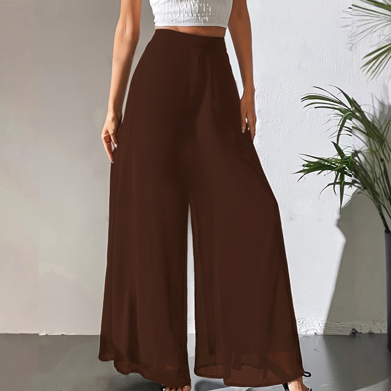 ✨ Chic & Comfortable: Women's Flowing Chiffon Wide-Leg Pants For Every Occasion ✨