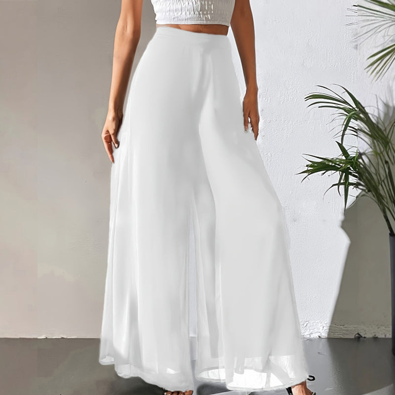✨ Chic & Comfortable: Women's Flowing Chiffon Wide-Leg Pants For Every Occasion ✨