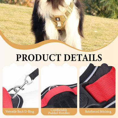 📢📢50% OFF !! 🐶 No Pull Dog Harness With Leash & Collar LED - Walks Just Got Easier ✨
