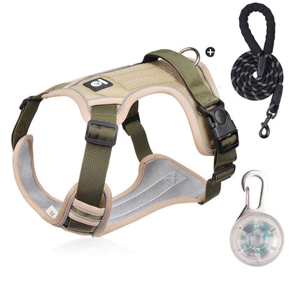 📢📢50% OFF !! 🐶 No Pull Dog Harness With Leash & Collar LED - Walks Just Got Easier ✨