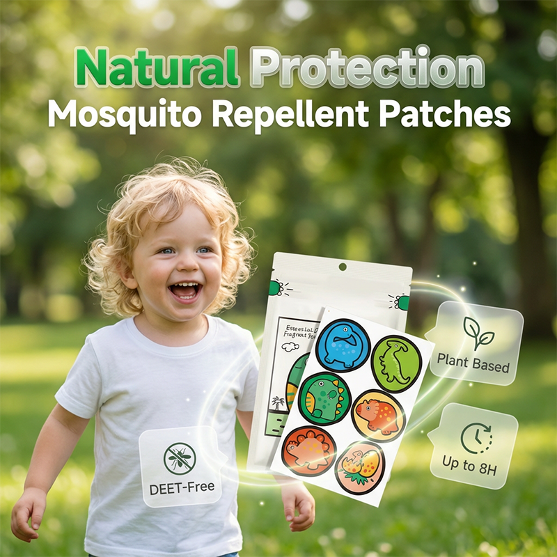 🌿 Portable Essential Oil Mosquito Repellent Patch | DEET-Free Natural Insect Repellent Stickers🦟Summer Essential For Every Parent 🌿