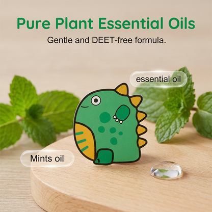 🌿 Portable Essential Oil Mosquito Repellent Patch | DEET-Free Natural Insect Repellent Stickers🦟Summer Essential For Every Parent 🌿