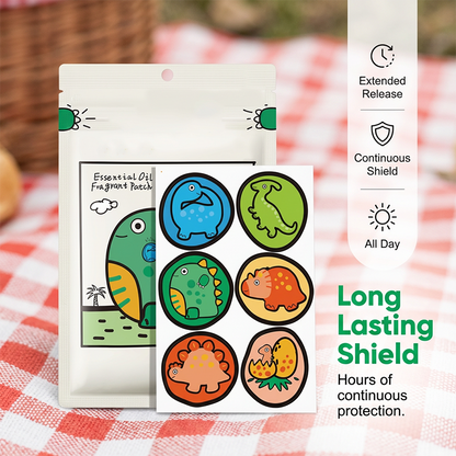 🌿 Portable Essential Oil Mosquito Repellent Patch | DEET-Free Natural Insect Repellent Stickers🦟Summer Essential For Every Parent 🌿