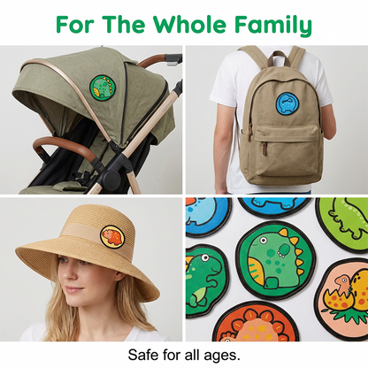 🌿 Portable Essential Oil Mosquito Repellent Patch | DEET-Free Natural Insect Repellent Stickers🦟Summer Essential For Every Parent 🌿