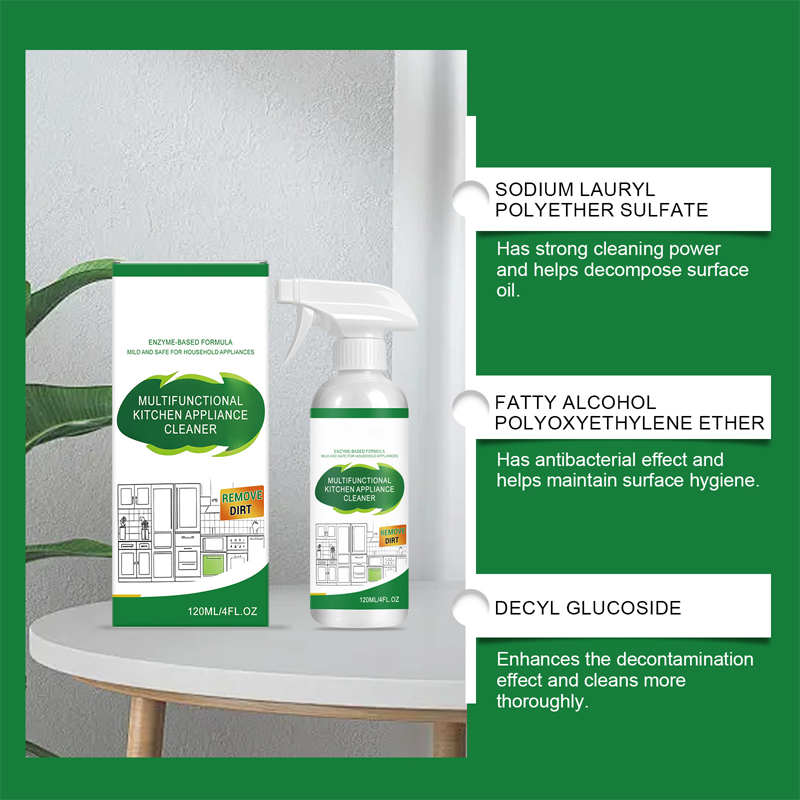 🧴✨ Mehrzweck-Küchengerätespray – Reinigt, Entfettet, Glänzt – Eine Flasche für Alles ✅🍽️