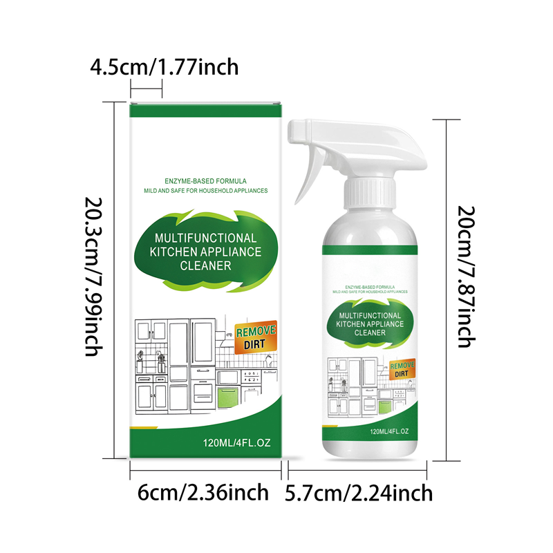🧴✨ Mehrzweck-Küchengerätespray – Reinigt, Entfettet, Glänzt – Eine Flasche für Alles ✅🍽️