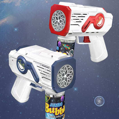 🌈Electric Astronaut Bubble Gun with LED Lights🎉 Endless Fun With Just One Button