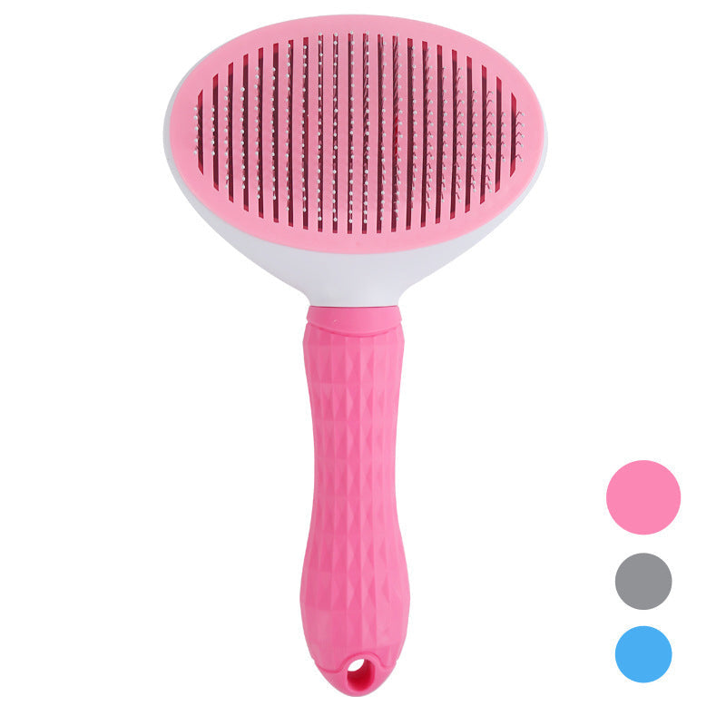 🧹Self-Cleaning Slicker Brush for Dogs & Cats 🐶Say Goodbye To Pet Hair Chaos 🐾✨