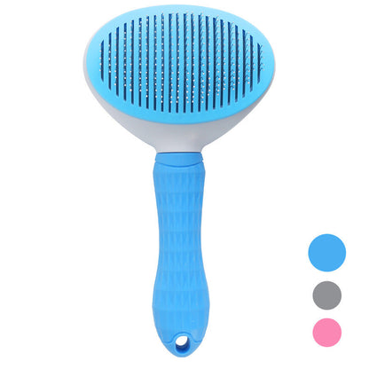 🧹Self-Cleaning Slicker Brush for Dogs & Cats 🐶Say Goodbye To Pet Hair Chaos 🐾✨