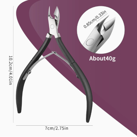 Nail clippers for paronychia, stainless steel angled nail clippers💡