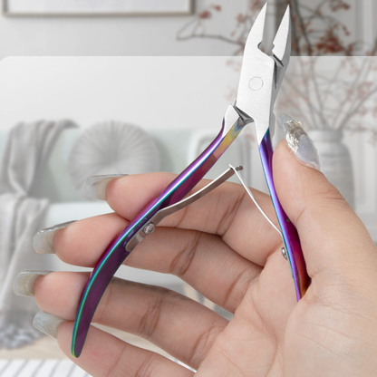 Nagelschere bei Paronychie, abgewinkelte Nagelschere aus Edelstahl💡