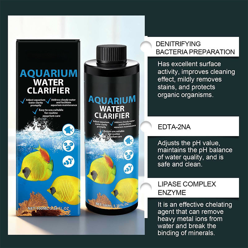 🌊🐟Easy-Use Water Clarifier for Fish Tank Maintenance