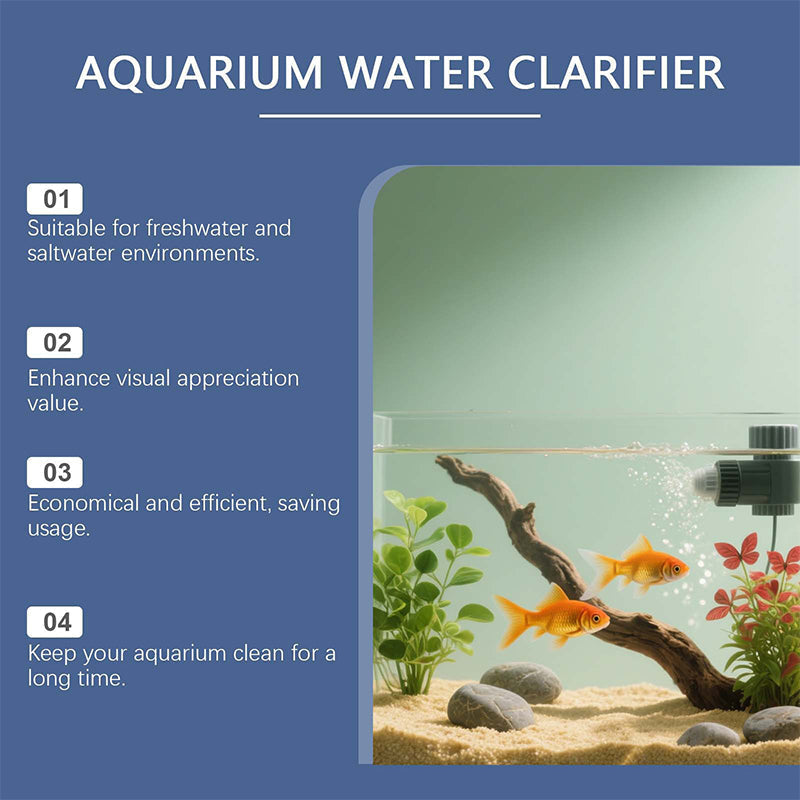 🌊🐟Easy-Use Water Clarifier for Fish Tank Maintenance