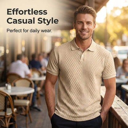 👔Men's Summer Lightweight Short-Sleeve Collared Shirt👕Elevate Your Summer Style🌞