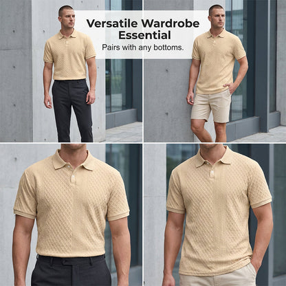 👔Men's Summer Lightweight Short-Sleeve Collared Shirt👕Elevate Your Summer Style🌞