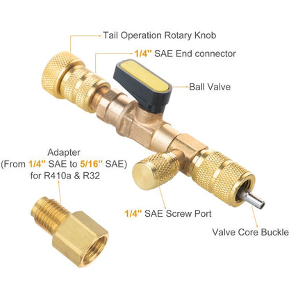 🧰🛠️Home & Auto AC Valve Core Remover Installer Tool – Durable & Compact