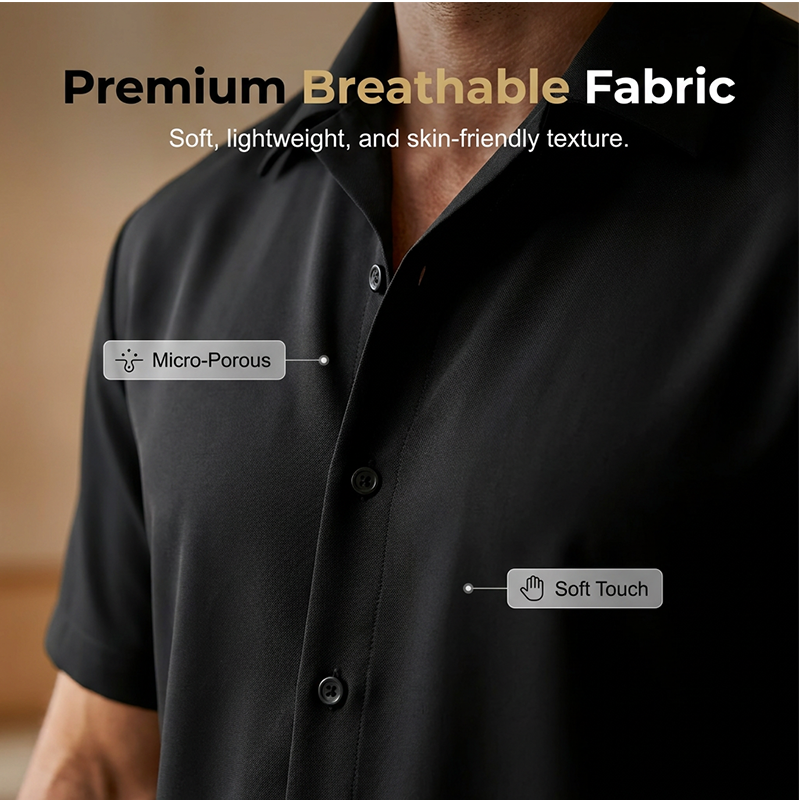 📢📢50% OFF !! ⏰Men's Casual Short Sleeve Shirt and Pants Set