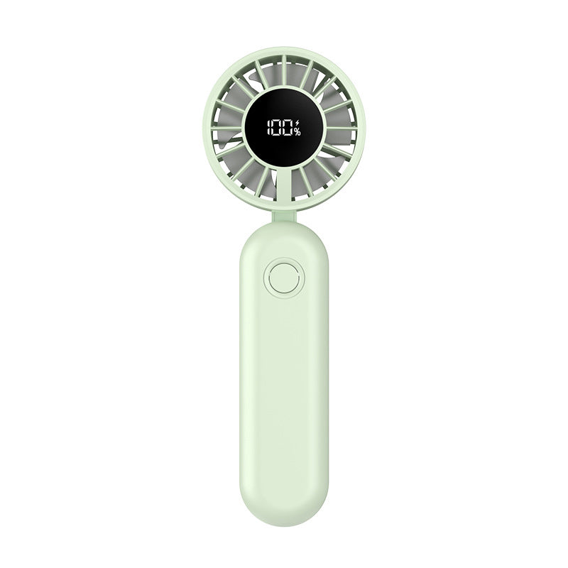 ❄️ Beat The Heat Anywhere! 🌬️Portable Handheld Fan With 5 Speeds & LED Display