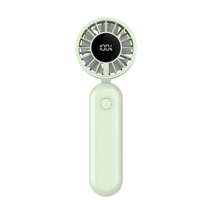 ❄️ Beat The Heat Anywhere! 🌬️Portable Handheld Fan With 5 Speeds & LED Display