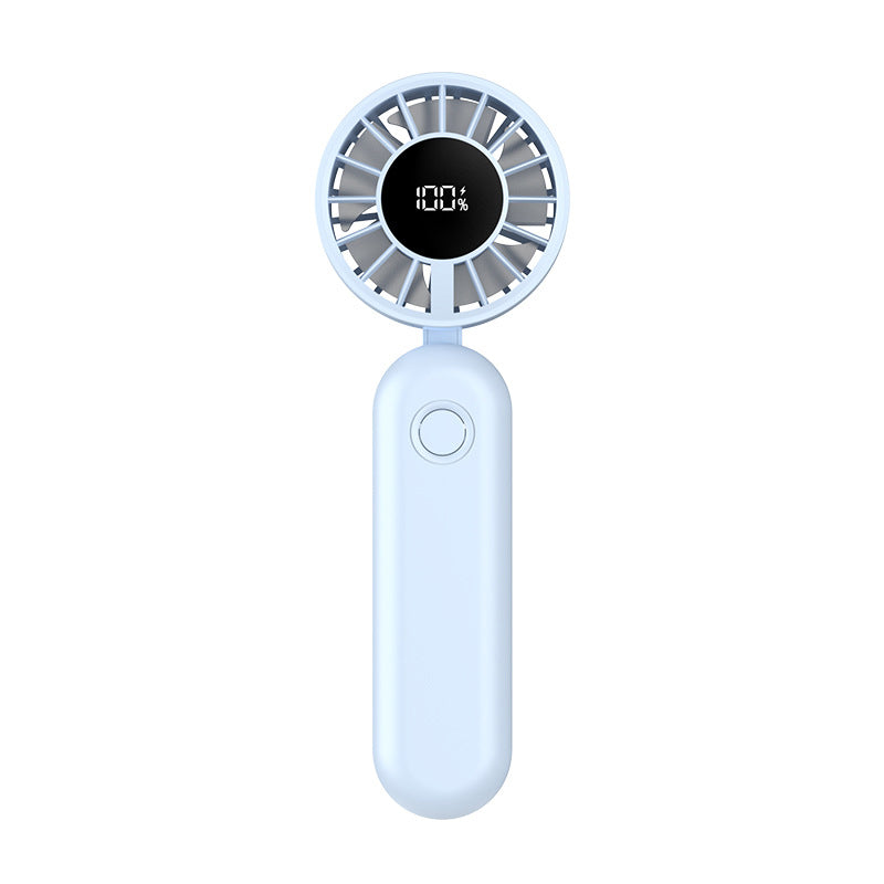 ❄️ Beat The Heat Anywhere! 🌬️Portable Handheld Fan With 5 Speeds & LED Display