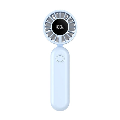 ❄️ Beat The Heat Anywhere! 🌬️Portable Handheld Fan With 5 Speeds & LED Display