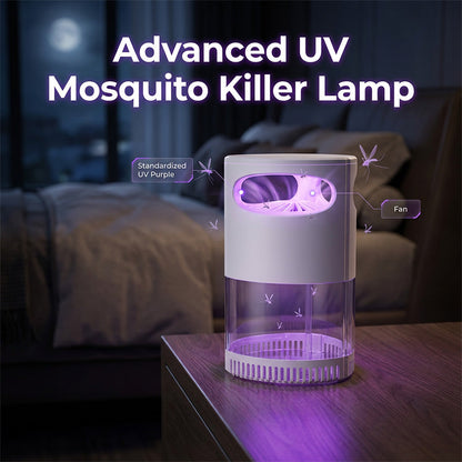 ⏳LAST DAY SALE ONLY ￡11.99!🏆Gainstarx™🇬🇧 Silent Insect Trap – UV Light & Gentle Suction Catcher 🪰✨  Chemical-Free Plug-In Fly & Moth Trap for Kitchen, Bedroom & Office 🏡🔌