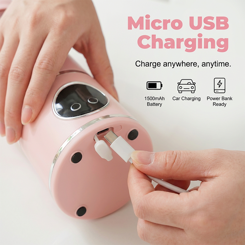 🔥Limited-time Offer: 50% Off🍓💨 Smoothies Anywhere –Portable USB Rechargeable Blender