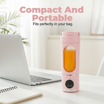 🔥Limited-time Offer: 50% Off🍓💨 Smoothies Anywhere –Portable USB Rechargeable Blender