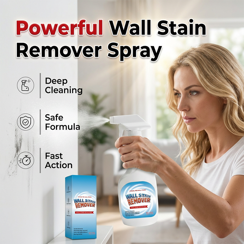 🏡Powerful Wall Stain Remover Spray✨ Walls Like New – Instant Stain & Scuff Remover