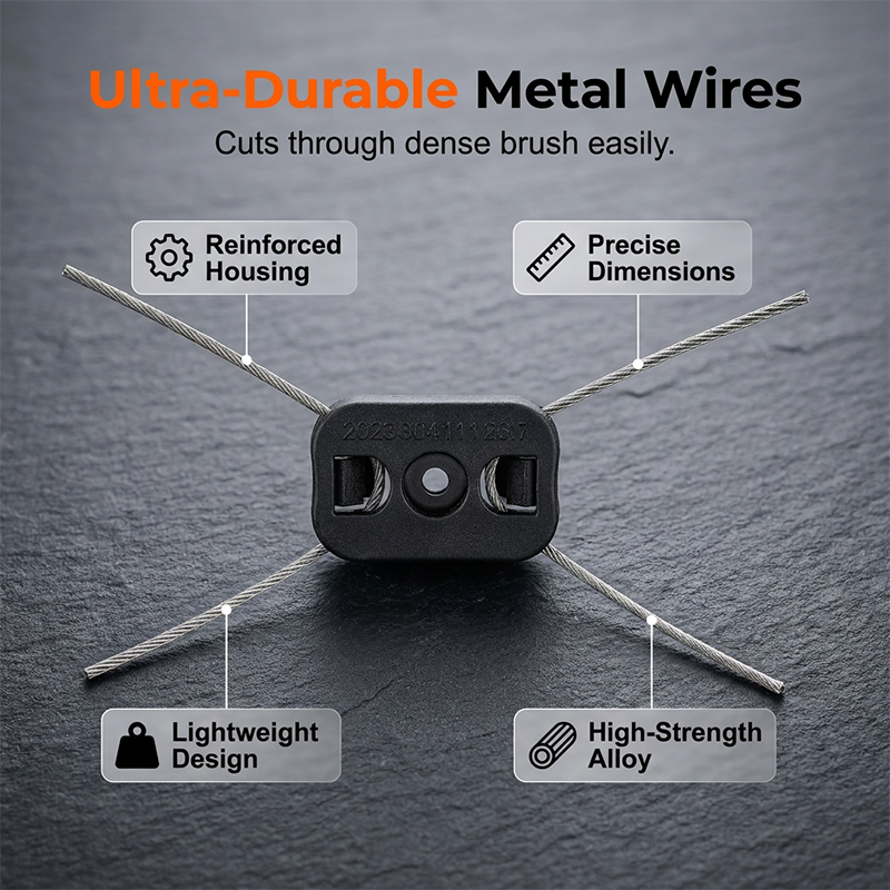 🔥Buy 1 Get 1 Free🔧Heavy-Duty Steel Wire Weed Eater Head✨ Cut Through Weeds Like A Pro🌿