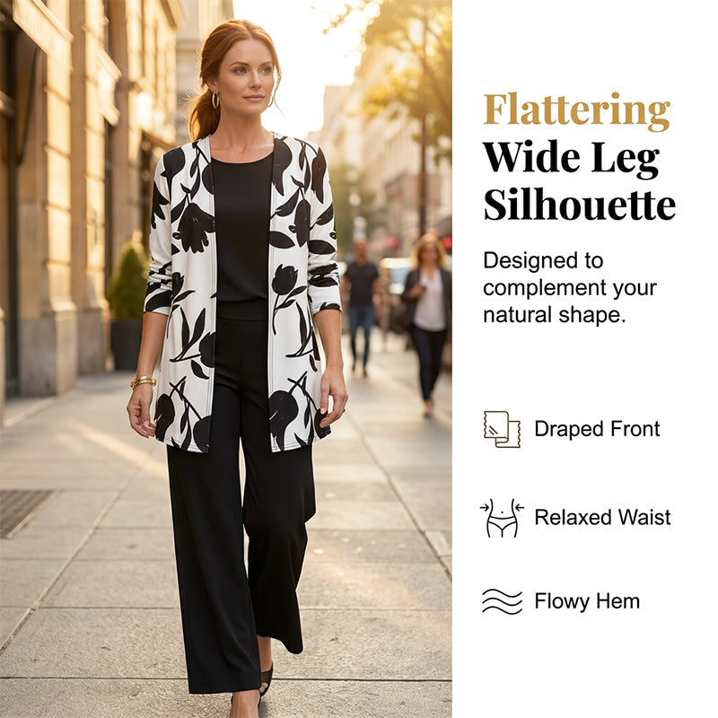 🌸 Müheloser Stil in einem wunderschönen, lässigen und bequemen 3-teiligen Outfit-Set für Damen ✨