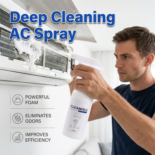 ❄️ Fresh, Cool Air In Seconds – No-Rinse Air Conditioner Cleaning Foam Spray🌬️