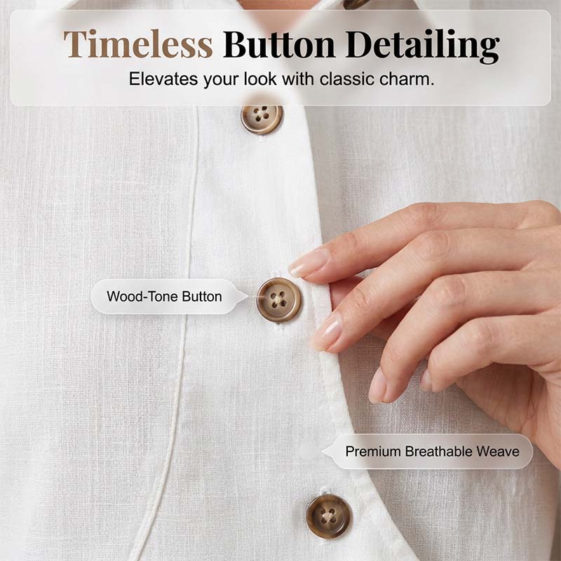 ✨ Effortless Elegance –Women's Asymmetrical Button-Up Short Sleeve Shirt👚