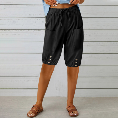 ☀️Women's Capri Pants With Drawstring Waist – Comfort Meets Style