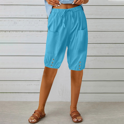 ☀️Women's Capri Pants With Drawstring Waist – Comfort Meets Style