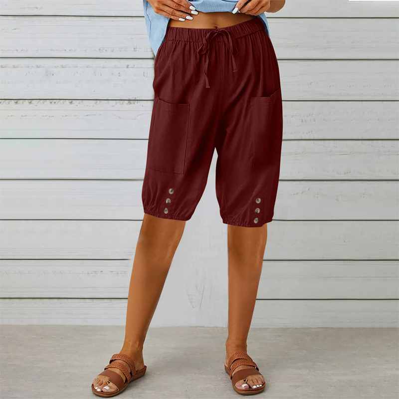 ☀️Women's Capri Pants With Drawstring Waist – Comfort Meets Style