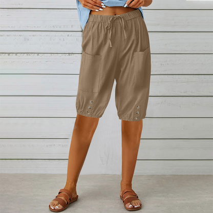 ☀️Women's Capri Pants With Drawstring Waist – Comfort Meets Style