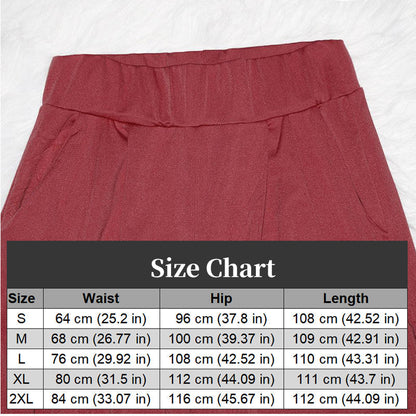 👖 JETZT 50 % RABATT!🌿 Elegante Damen-Hose mit hohem Bund – weitem Bein und Seitentaschen – Weiche, atmungsaktive Materialmischung in 15 Farben 🌿