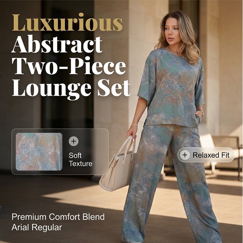 💥✨ Nur für kurze Zeit: 50 % Rabatt 🌿 Chic & Bequem – Das perfekte zweiteilige Lounge-Set