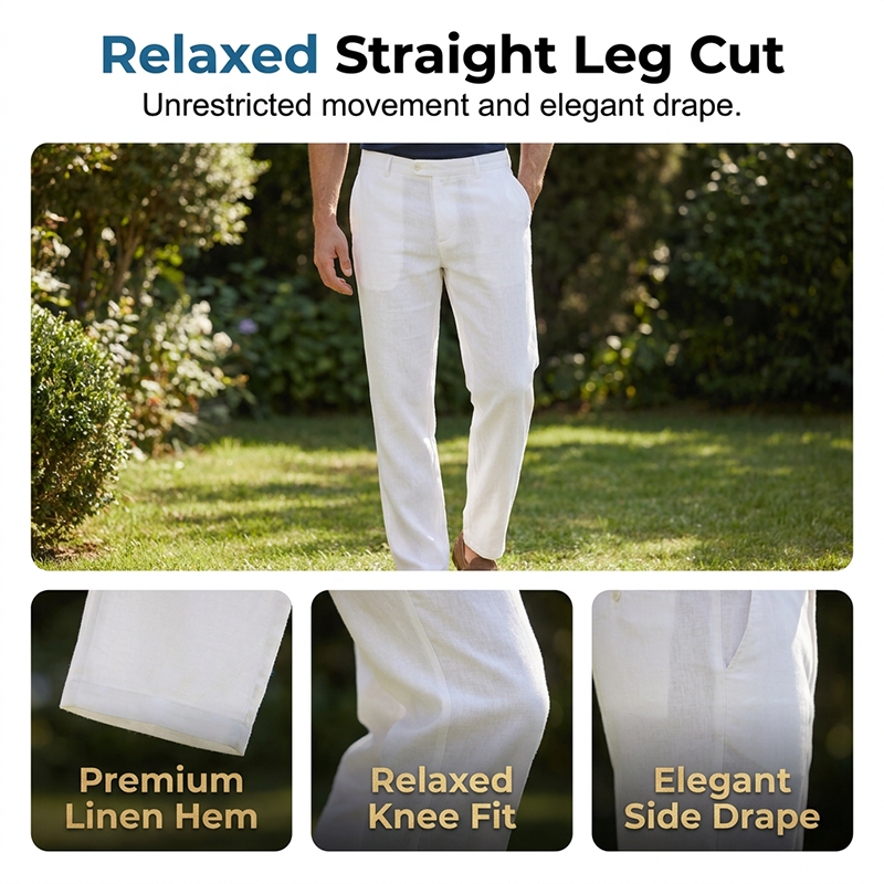 👖Effortless Comfort: Men's Casual Straight Leg Pants ✨