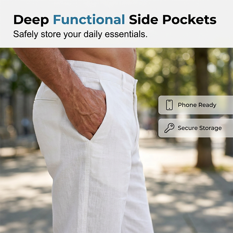 👖Effortless Comfort: Men's Casual Straight Leg Pants ✨