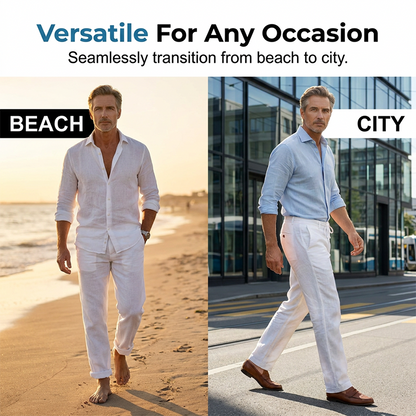 👖Effortless Comfort: Men's Casual Straight Leg Pants ✨