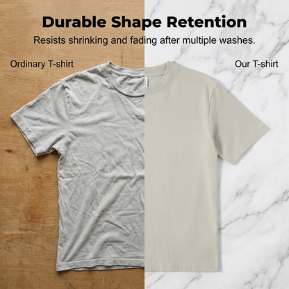 Herren T-Shirt mit überschnittenen Ärmeln in Unifarbe