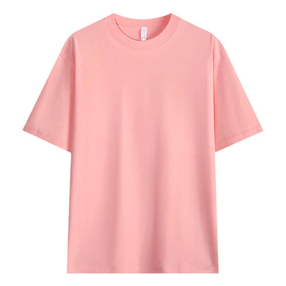 Herren T-Shirt mit überschnittenen Ärmeln in Unifarbe
