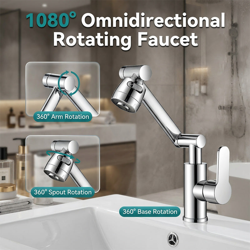 360° Rotating Mechanical Arm Faucet